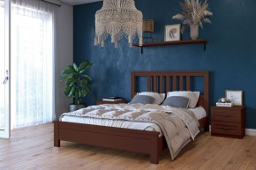 ЛАУРА Кровать из массива 1400 в Заводоуковске - zavodoukovsk.mebel24.online | фото 1