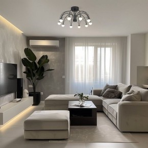 Люстра на штанге Eurosvet Ragno 90035/10 LED черный в Заводоуковске - zavodoukovsk.mebel24.online | фото 5