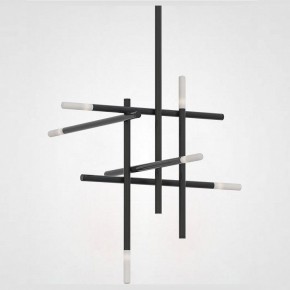 Люстра на штанге Imperiumloft Traverse Black TRAVERSE01 в Заводоуковске - zavodoukovsk.mebel24.online | фото