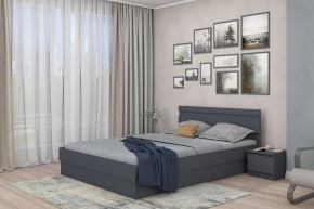 МС "Хилтон" Кровать 1,6 (графит) в Заводоуковске - zavodoukovsk.mebel24.online | фото