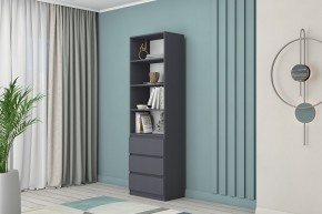 МС "Хилтон" Стеллаж (Графит) в Заводоуковске - zavodoukovsk.mebel24.online | фото