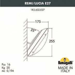 Накладной светильник Fumagalli Lucia 1R3.602.000.LYE27 в Заводоуковске - zavodoukovsk.mebel24.online | фото 2