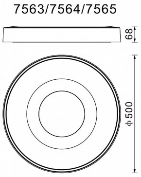 Накладной светильник Mantra Coin 7565 в Заводоуковске - zavodoukovsk.mebel24.online | фото 3
