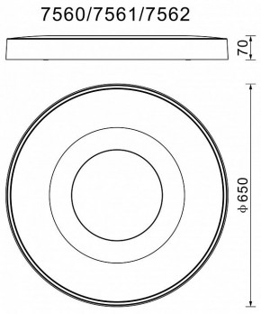 Накладной светильник Mantra Coin 7690 в Заводоуковске - zavodoukovsk.mebel24.online | фото 3