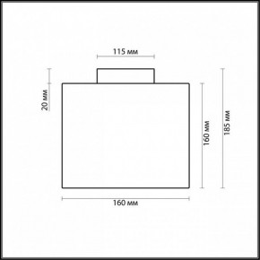 Накладной светильник Odeon Light Cross 2407/1C в Заводоуковске - zavodoukovsk.mebel24.online | фото 2