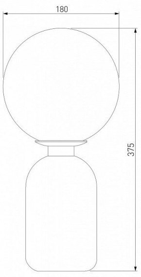 Настольная лампа декоративная Eurosvet Bubble 01197/1 белый в Заводоуковске - zavodoukovsk.mebel24.online | фото 2