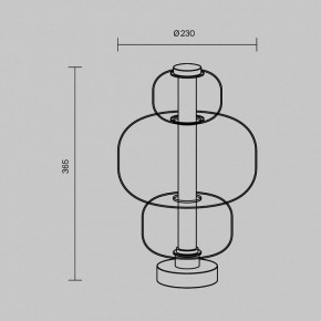 Настольная лампа декоративная Maytoni Atmos MOD364TL-L15W3K в Заводоуковске - zavodoukovsk.mebel24.online | фото 5