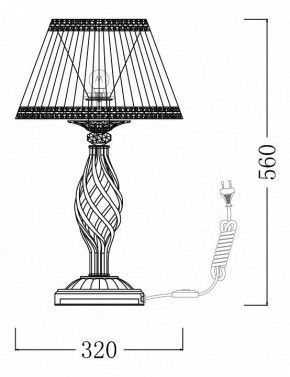Настольная лампа декоративная Maytoni Grace ARM247-00-G в Заводоуковске - zavodoukovsk.mebel24.online | фото 7