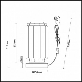 Настольная лампа декоративная Odeon Light Jam 5409/10TL в Заводоуковске - zavodoukovsk.mebel24.online | фото 4