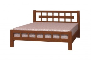 НАТАЛИ-5 Кровать из массива (Орех) в Заводоуковске - zavodoukovsk.mebel24.online | фото 2