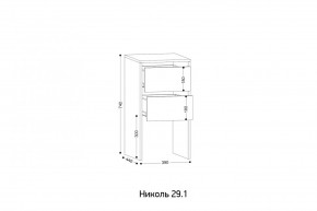 НИКОЛЬ 25 Шкаф 5-ти створчатый в Заводоуковске - zavodoukovsk.mebel24.online | фото 7
