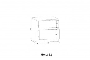 НИЛЬС - 32 Тумба в Заводоуковске - zavodoukovsk.mebel24.online | фото 2