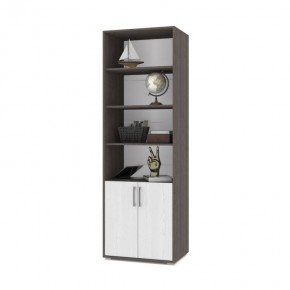 ОЛИВИЯ О21 Шкаф-стеллаж (анкор темный/анкор светлый) в Заводоуковске - zavodoukovsk.mebel24.online | фото