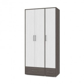 ОЛИВИЯ О32 Шкаф 3-х дверный (анкор темный/анкор светлый) в Заводоуковске - zavodoukovsk.mebel24.online | фото