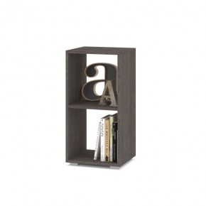 ОЛИВИЯ О52 Стеллаж (анкор темный) в Заводоуковске - zavodoukovsk.mebel24.online | фото