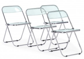 Пластиковый стул Fold складной clear gray-blue в Заводоуковске - zavodoukovsk.mebel24.online | фото 9