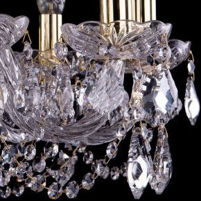 Подвесная люстра Bohemia Ivele Crystal 1402 1402/10/240/G/Leafs в Заводоуковске - zavodoukovsk.mebel24.online | фото 3