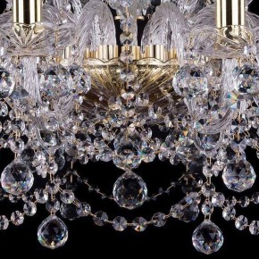 Подвесная люстра Bohemia Ivele Crystal 1411 1411/10+5/240/G/Balls в Заводоуковске - zavodoukovsk.mebel24.online | фото 3