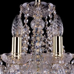 Подвесная люстра Bohemia Ivele Crystal 1413 1413/10/165/G/Leafs в Заводоуковске - zavodoukovsk.mebel24.online | фото 4