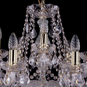 Подвесная люстра Bohemia Ivele Crystal 1413 1413/10+5/300/G/Leafs в Заводоуковске - zavodoukovsk.mebel24.online | фото 4