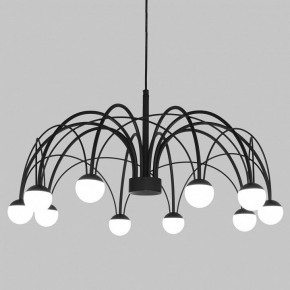 Подвесная люстра Eurosvet Ragno 90034/10 LED черный в Заводоуковске - zavodoukovsk.mebel24.online | фото