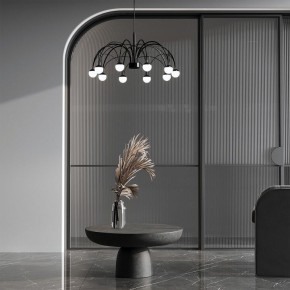 Подвесная люстра Eurosvet Ragno 90034/10 LED черный в Заводоуковске - zavodoukovsk.mebel24.online | фото 4