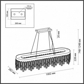 Подвесная люстра Odeon Light Dakisa 4985/12 в Заводоуковске - zavodoukovsk.mebel24.online | фото 7