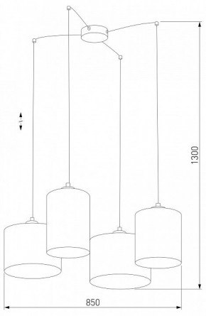 Подвесная люстра TK Lighting Juta 6585 Juta в Заводоуковске - zavodoukovsk.mebel24.online | фото 2