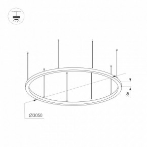 Подвесной светильник Arlight ARC 034078(1) в Заводоуковске - zavodoukovsk.mebel24.online | фото 2
