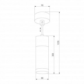 Подвесной светильник Eurosvet Double Topper 50135/1 LED хром/черный в Заводоуковске - zavodoukovsk.mebel24.online | фото 4