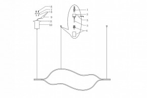 Подвесной светильник Imperiumloft Tape Light TRUDY01 в Заводоуковске - zavodoukovsk.mebel24.online | фото 9