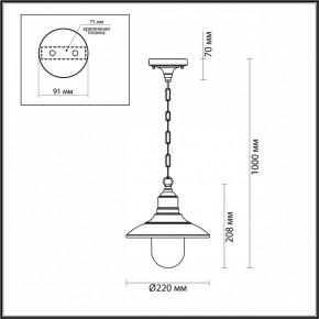 Подвесной светильник Odeon Light Campa 4965/1 в Заводоуковске - zavodoukovsk.mebel24.online | фото 5