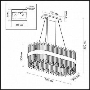 Подвесной светильник Odeon Light Focco 4722/24 в Заводоуковске - zavodoukovsk.mebel24.online | фото 5