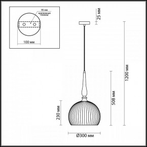 Подвесной светильник Odeon Light Runga 4766/1 в Заводоуковске - zavodoukovsk.mebel24.online | фото 7