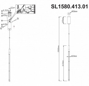 Подвесной светильник ST-Luce Ralio SL1580.413.01 в Заводоуковске - zavodoukovsk.mebel24.online | фото 8