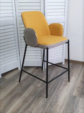 Полубарный стул NYX (H=65cm) VF106 желтый / VF120 серый М-City в Заводоуковске - zavodoukovsk.mebel24.online | фото 2