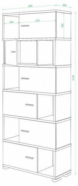 Шкаф комбинированный Домино СБ-30/6 в Заводоуковске - zavodoukovsk.mebel24.online | фото 3