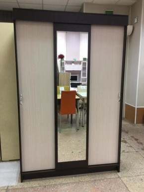 Шкаф-купе Басса ШКК 551 венге-дуб венге/дуб белфорд в Заводоуковске - zavodoukovsk.mebel24.online | фото 4