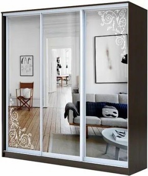 Шкаф-купе ХИТ 23-4-20-656 ОРНАМЕНТ в Заводоуковске - zavodoukovsk.mebel24.online | фото