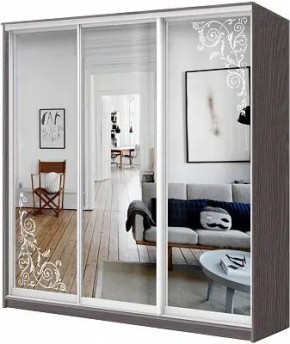 Шкаф-купе ХИТ 24-18-656 ОРНАМЕНТ в Заводоуковске - zavodoukovsk.mebel24.online | фото