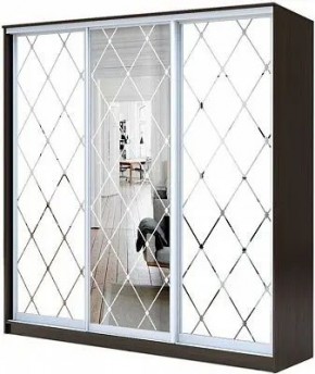 Шкаф-купе ХИТ 24-4-20/2-666 РОМБ БОЛЬШОЙ МАТОВЫЙ в Заводоуковске - zavodoukovsk.mebel24.online | фото