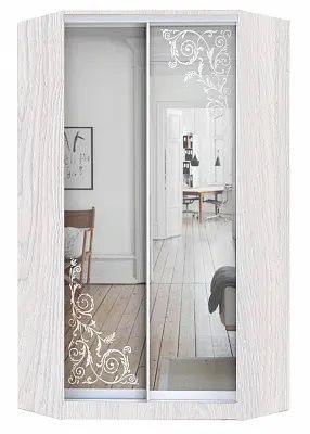 Шкаф-купе ХИТ-У-L-24-64-66 ОРНАМЕНТ в Заводоуковске - zavodoukovsk.mebel24.online | фото