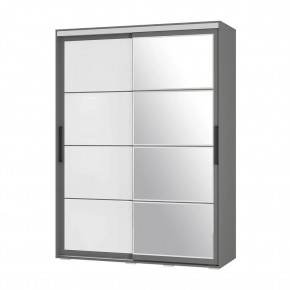 Шкаф-купе Крафт-6 1.6 м ШКК-06 (графит) в Заводоуковске - zavodoukovsk.mebel24.online | фото 3