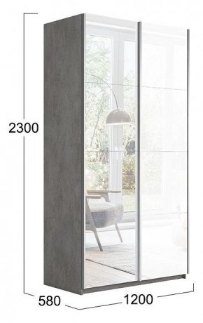 Шкаф-купе Траст СШК 2.120.60-13.15 в Заводоуковске - zavodoukovsk.mebel24.online | фото 3
