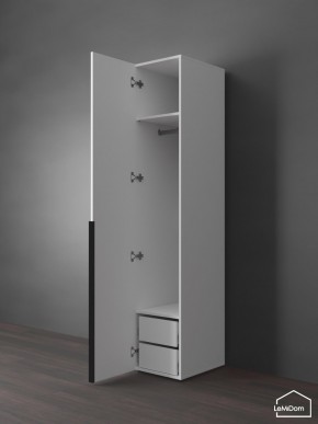 Шкаф Linnea MHR-1-3 2050х400х510 (Белый-М 11.1.2) в Заводоуковске - zavodoukovsk.mebel24.online | фото 5