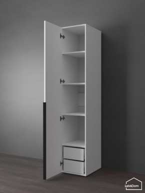 Шкаф Linnea MHR-1-3 2050х400х510 (Белый-М 11.1.2) в Заводоуковске - zavodoukovsk.mebel24.online | фото 5