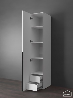 Шкаф Linnea MHR-1-3 2050х400х510 (Белый-М 11.1.2) в Заводоуковске - zavodoukovsk.mebel24.online | фото 6