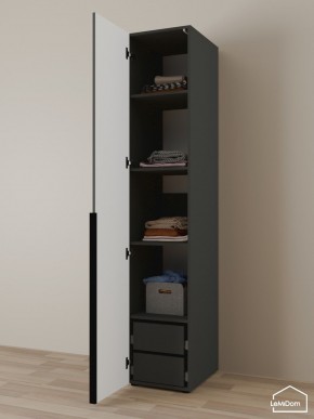 Шкаф Linnea MHR-1-4 2050х400х510 (Графит-М 11.1.25) в Заводоуковске - zavodoukovsk.mebel24.online | фото 5