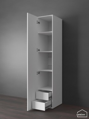 Шкаф Linnea MHR-1PO-4 2050х400х510 (Белый-М 11.1.2) в Заводоуковске - zavodoukovsk.mebel24.online | фото 4