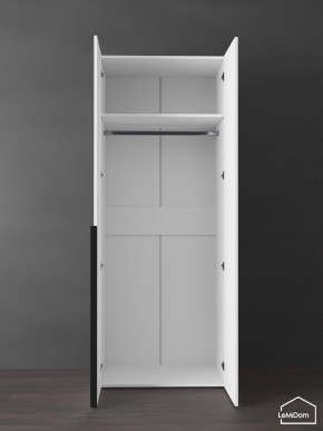 Шкаф Linnea MHR-2 2050х800х510 (Белый-М 11.1.1) в Заводоуковске - zavodoukovsk.mebel24.online | фото 4